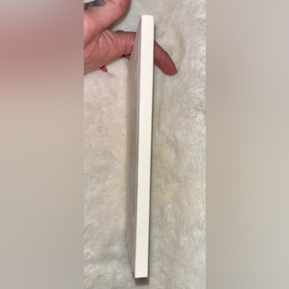 DIOR J’adore White Embossed Blank Journal Notebook with Gold Edges | NEW - Picture 5 of 6